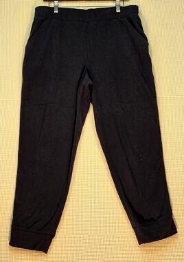 Dudley‎ Stephens Jay Women's  Joggers Navy Vello Fleece Pineapple Logo Size XL